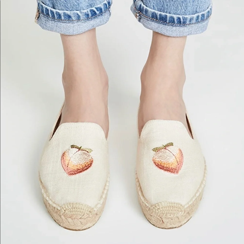 Soludos Peach Espadrilles